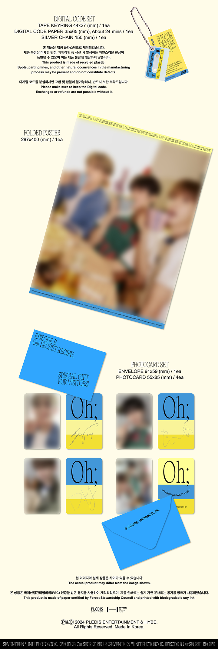 SEVENTEEN UNIT PHOTOBOOK ‘EPISODE A,B' SET 3 detail