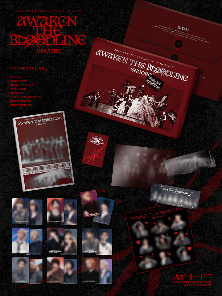 2025 &TEAM CONCERT TOUR [AWAKEN THE BLOODLINE] ENCORE in JAPAN Digital Code 1 detail
