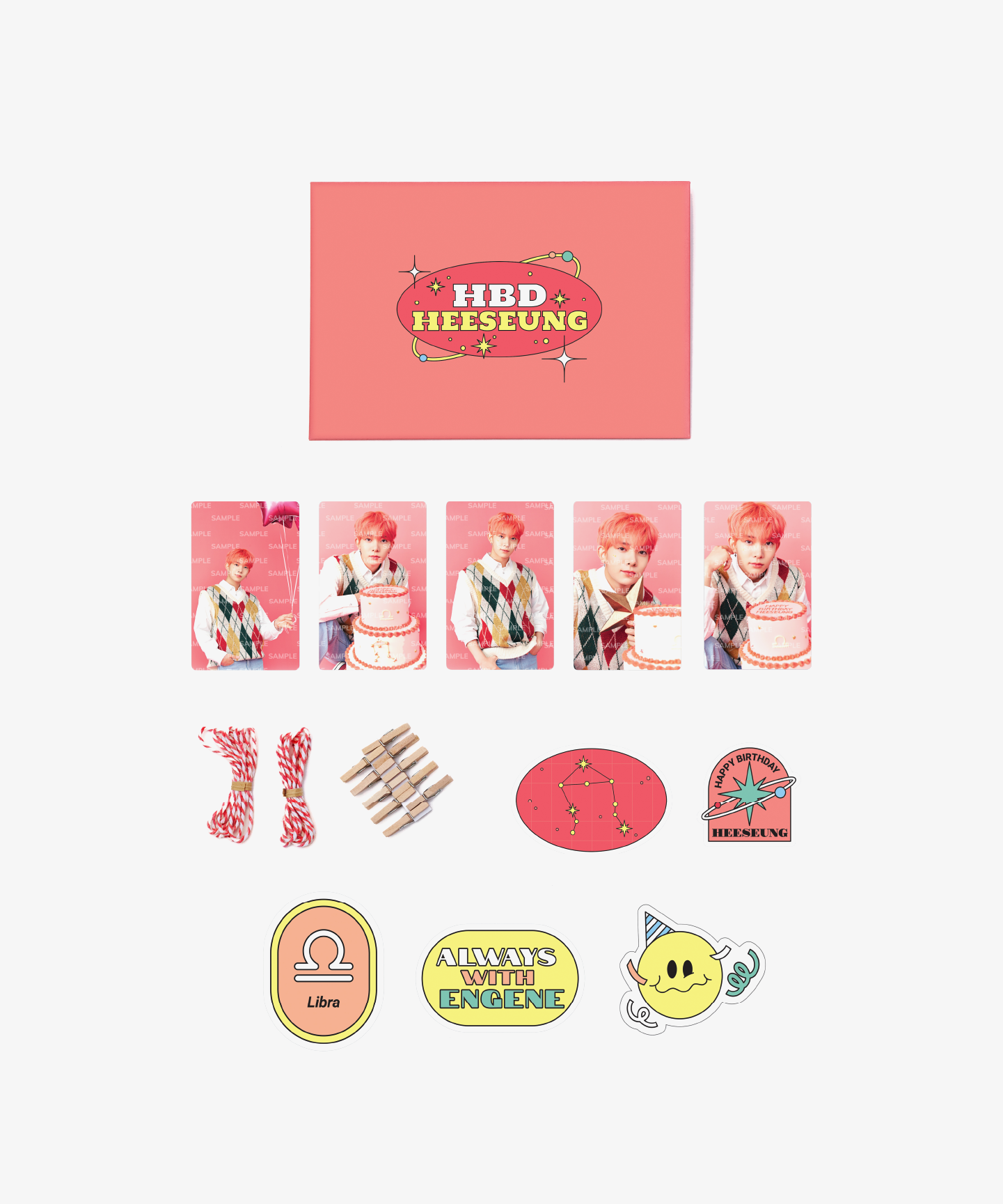 [HEESEUNG] DIY PHOTO CARD GARLAND