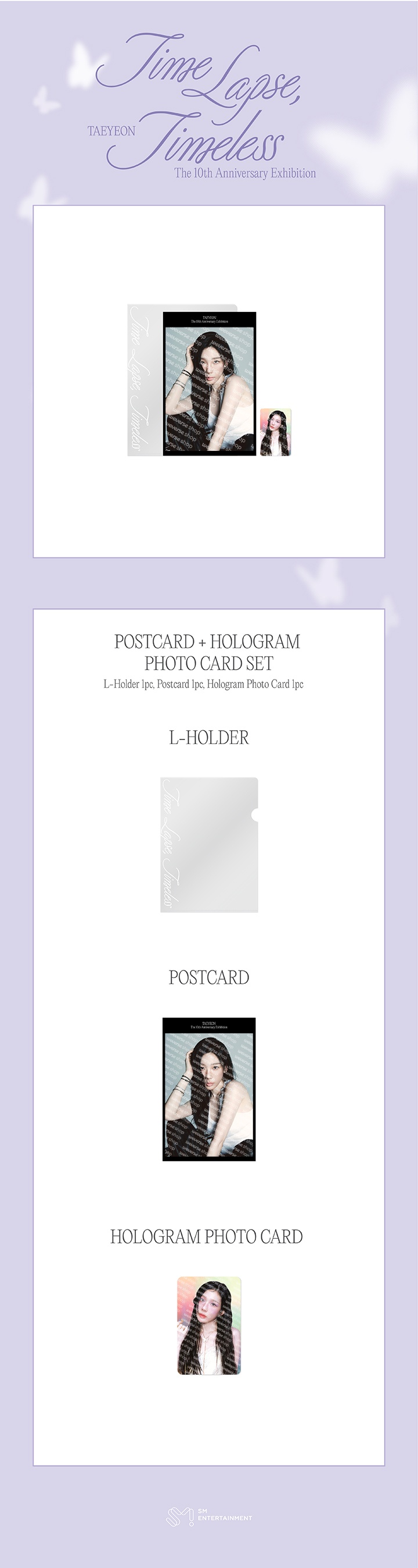 POSTCARD + HOLOGRAM PHOTO CARD SET 1 detail