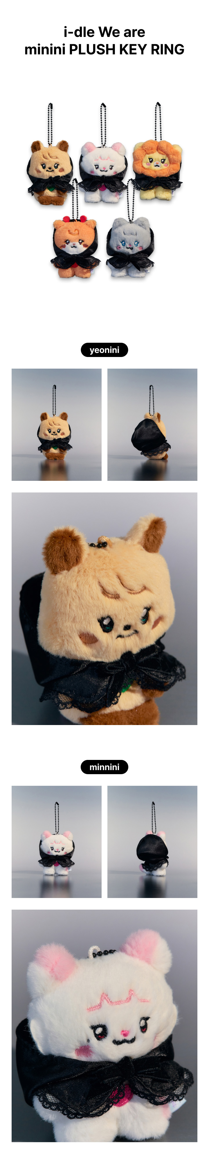 i-dle - minini PLUSH KEYRING 'We are' POP-UP x LINE FRIENDS K-pop i-dle - minini PLUSH KEYRING 'We are' POP-UP x LINE FRIENDS K-pop