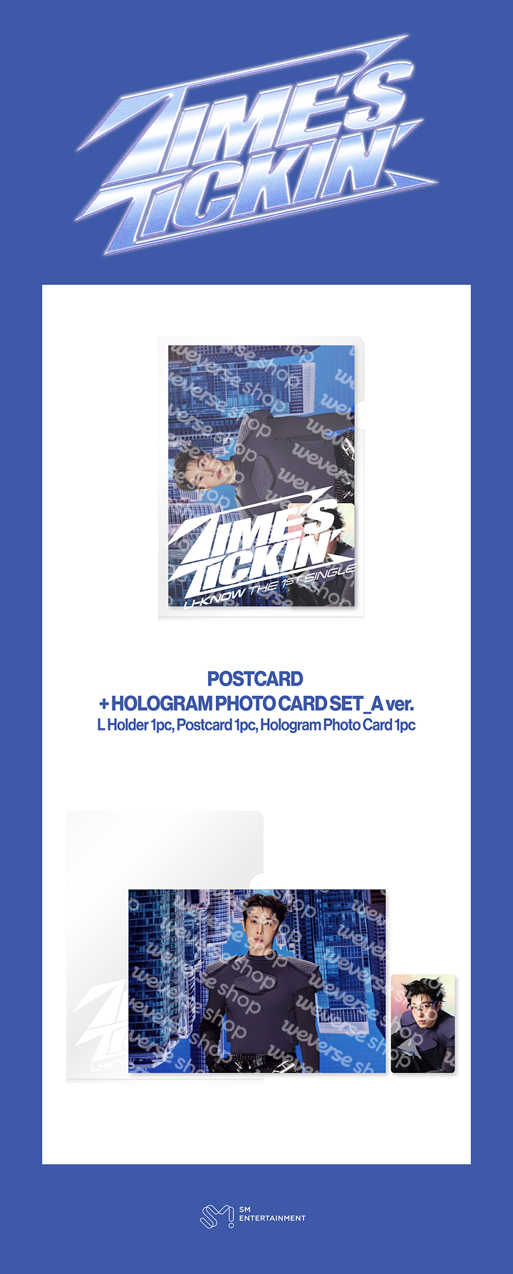 POSTCARD + HOLOGRAM PHOTO CARD SET_A ver. 0 detail