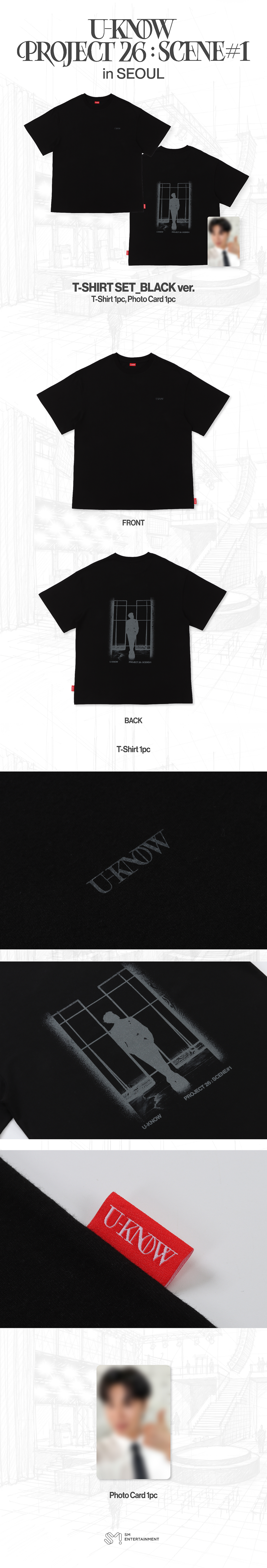 T-SHIRT SET_BLACK ver. 0 detail