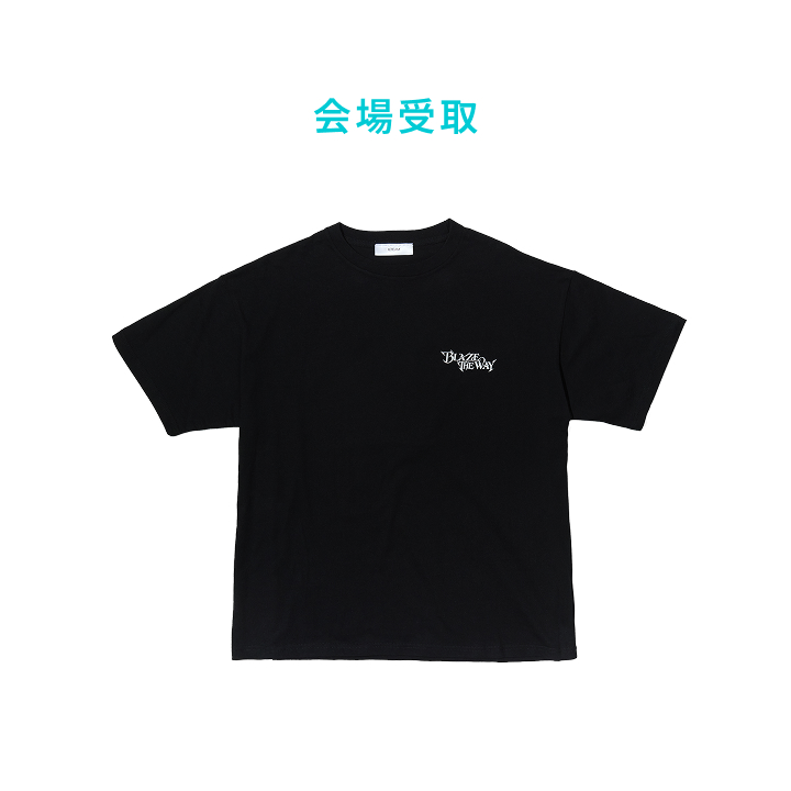 [BLAZE THE WAY]S/S T-SHIRT BLACK (TYPE-B), listed by the store