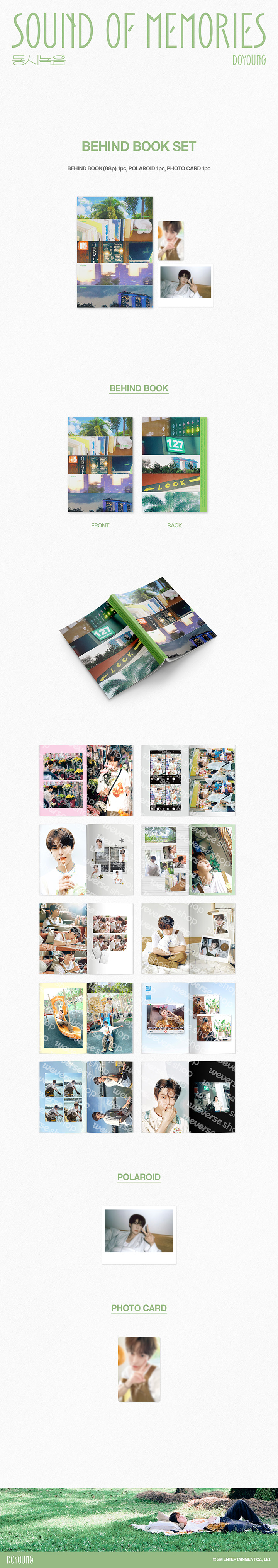 NCT 127 동시녹음 (SOUND OF MEMORIES) Behind Book Set