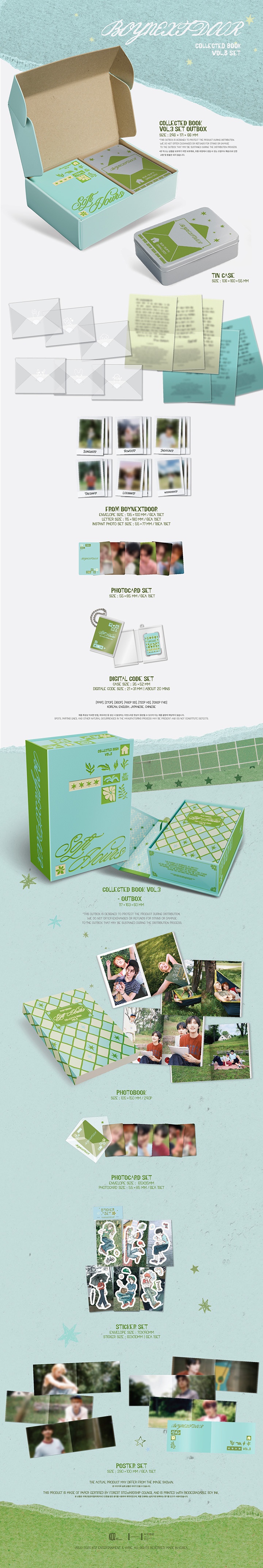 BOYNEXTDOOR COLLECTED BOOK VOL.3 SET 1 detail
