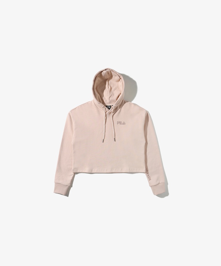 NOW ON Sweat crop Hoodie_Cameo Rose_0