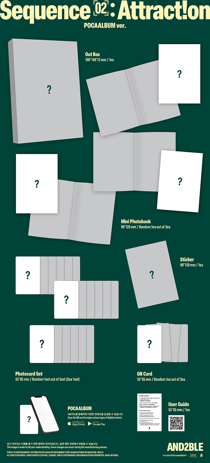 2nd Mini Album [Sequence 02: Attraction] (POCAALBUM ver.) 0 detail