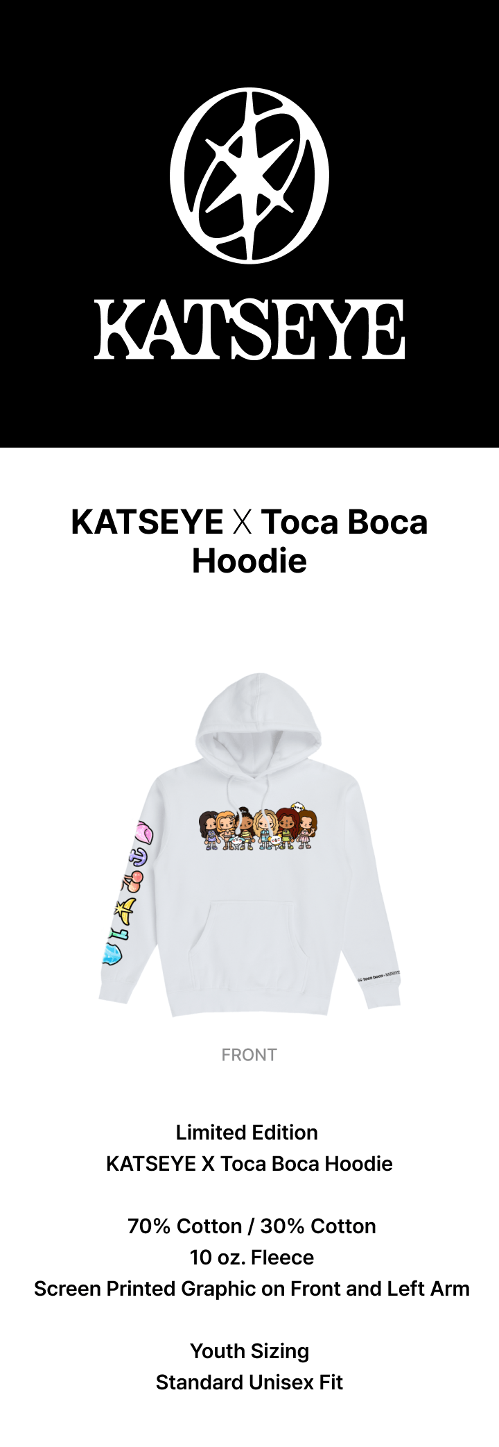 KATSEYE x Toca Boca Hoodie - Youth 0 detail