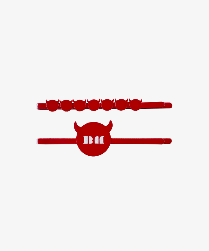 [SEEYOUTHERE] BABYMONSTER HORN EMOJI HAIR PIN SET