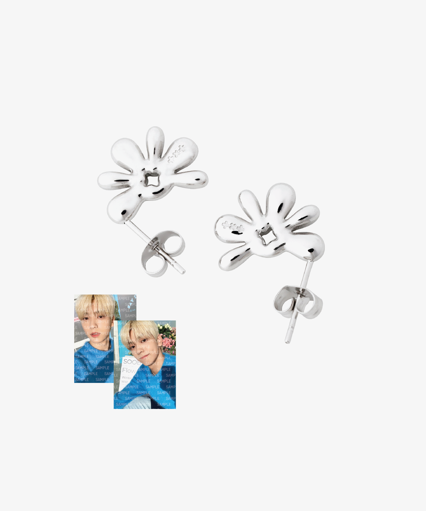 [SOOBIN] EARRINGS (Silver)
