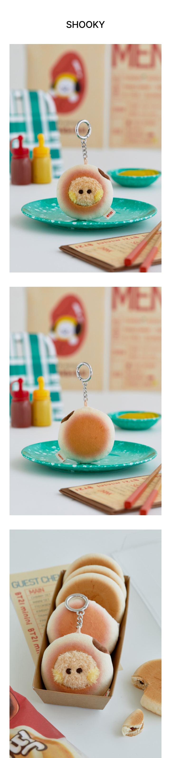 minini PLUSH KEYRING BUNSIK 2 detail