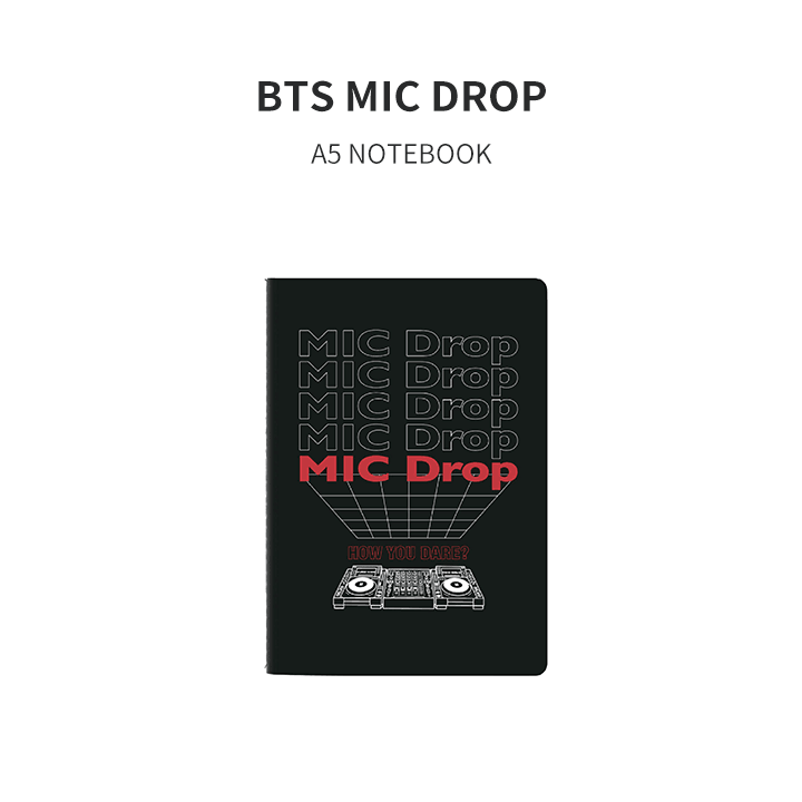 [70% BF 2021] MIC DROP A5 Notebook 1 detail