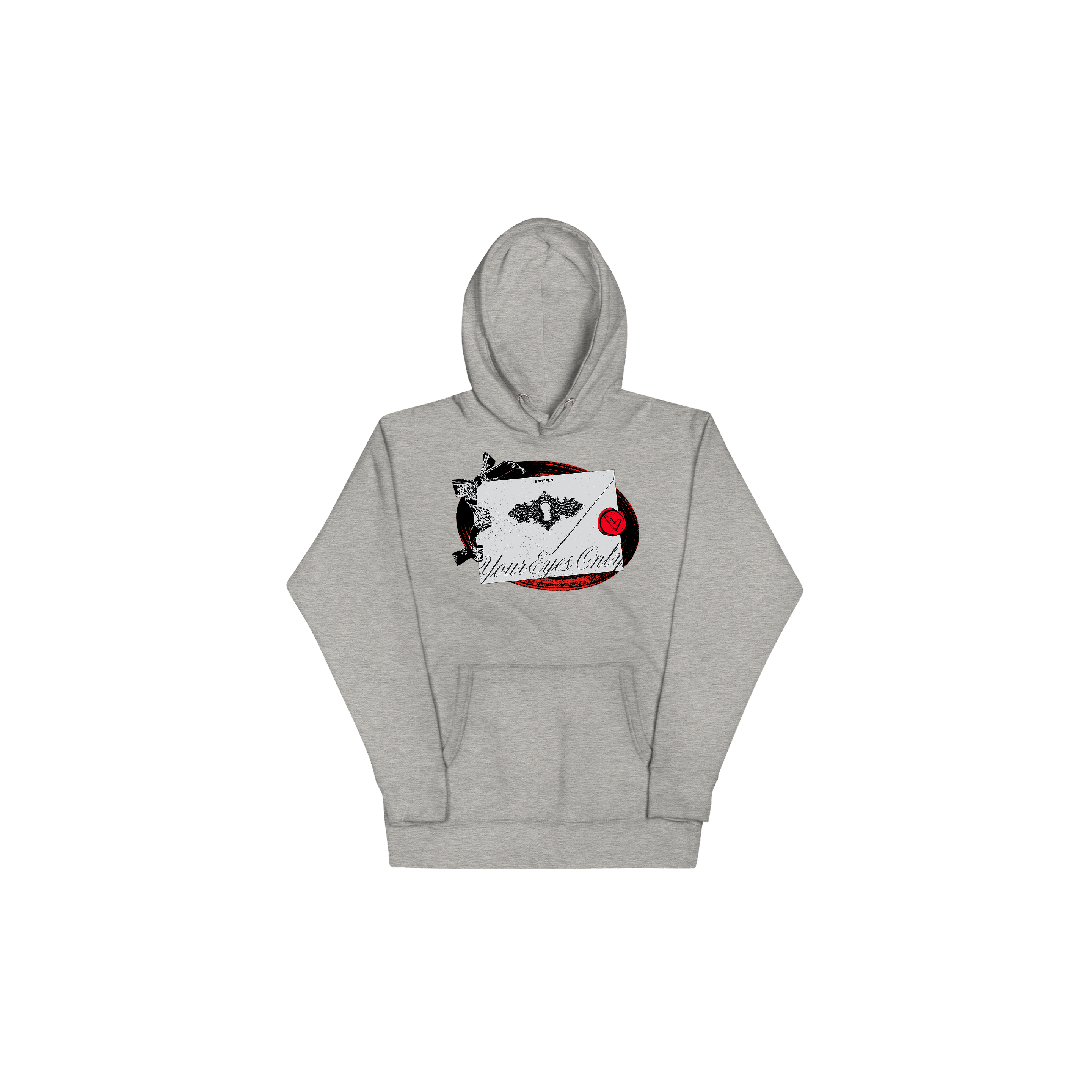 ENHYPEN | [NI-KI] Love Letter Hoodie (Carbon Grey)