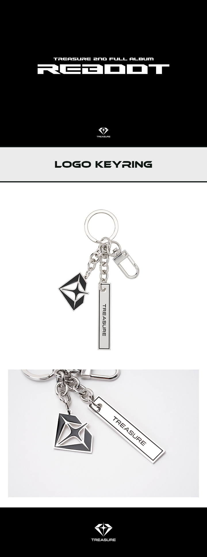 [REBOOT] TREASURE LOGO KEYRING 0 detail