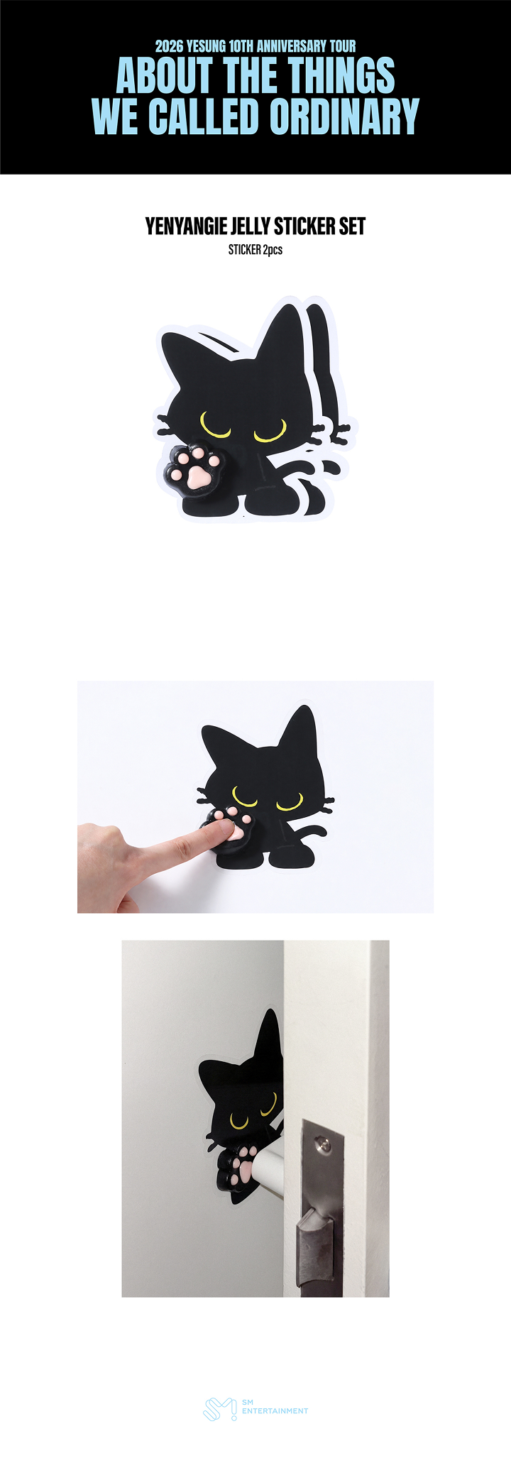 SUPER JUNIOR ABOUT THE THINGS WE CALLED ORDINARY Yenyangie Jelly Sticker Set