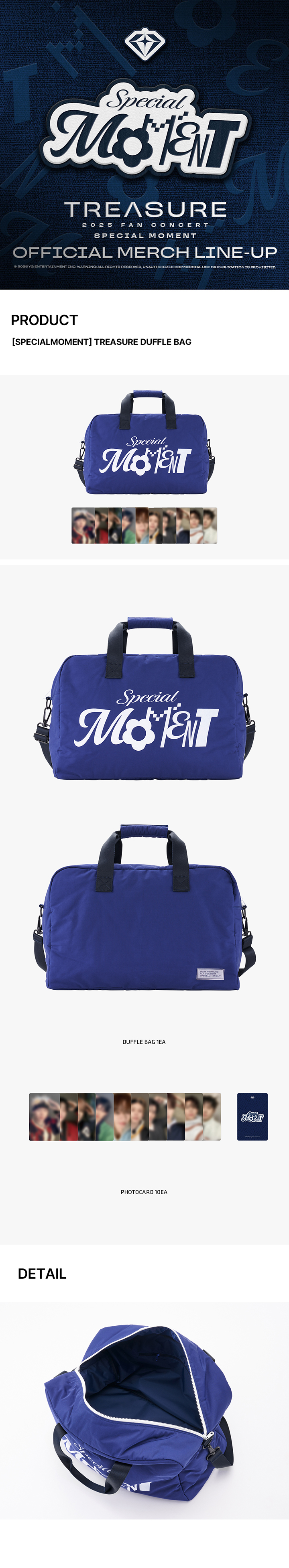 [SPECIALMOMENT] TREASURE DUFFLE BAG 0 detail