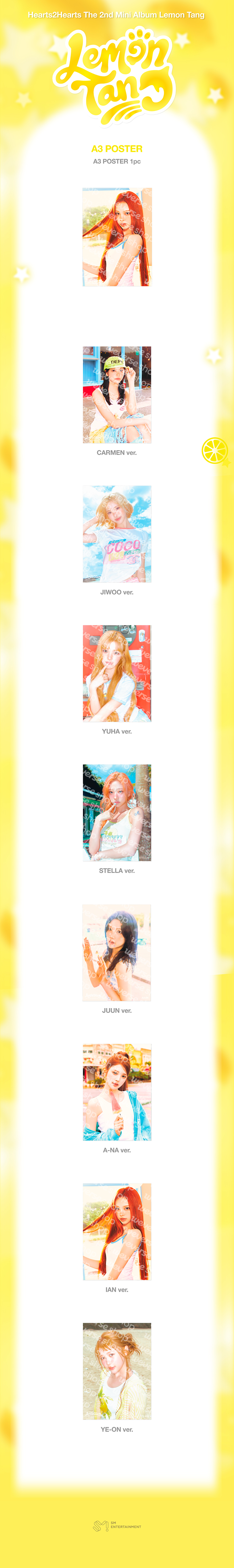 Hearts2Hearts Lemon Tang A3 Poster
