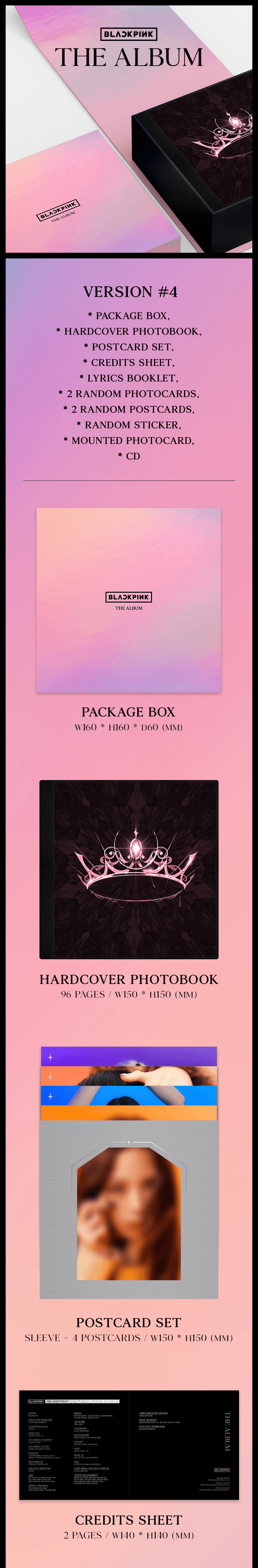 1st FULL ALBUM [THE ALBUM] Set 6 detail