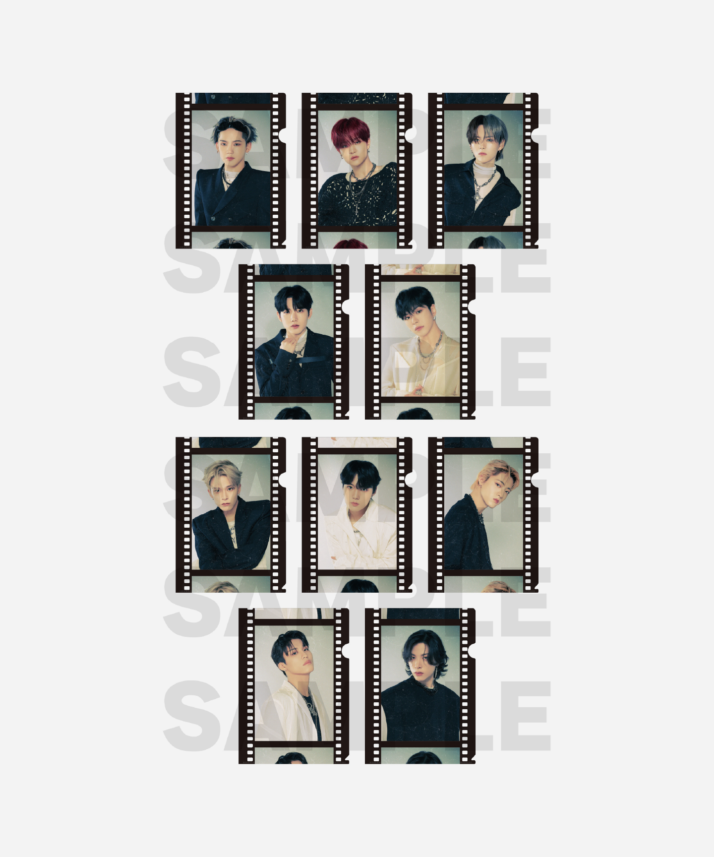 JYJ LOTTE DUTY FREE CD クリアファイル5種類 14枚 Ⅺ（JYJクリア 