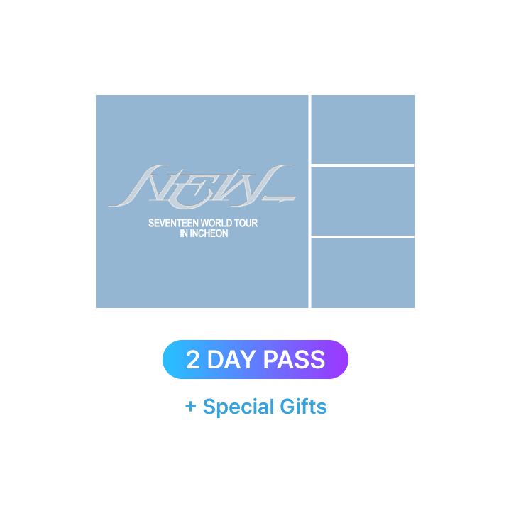 SVT [NEW_] WORLD TOUR IN INCHEON HD Multi-view 4 + Special Gifts (2 DAY PASS)