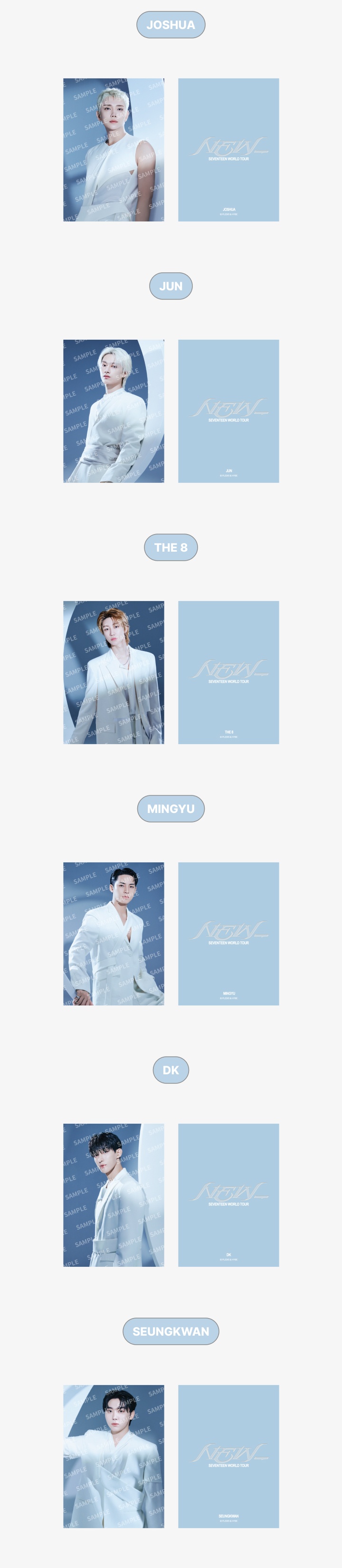 Giant Photocard Holder Set 2 detail