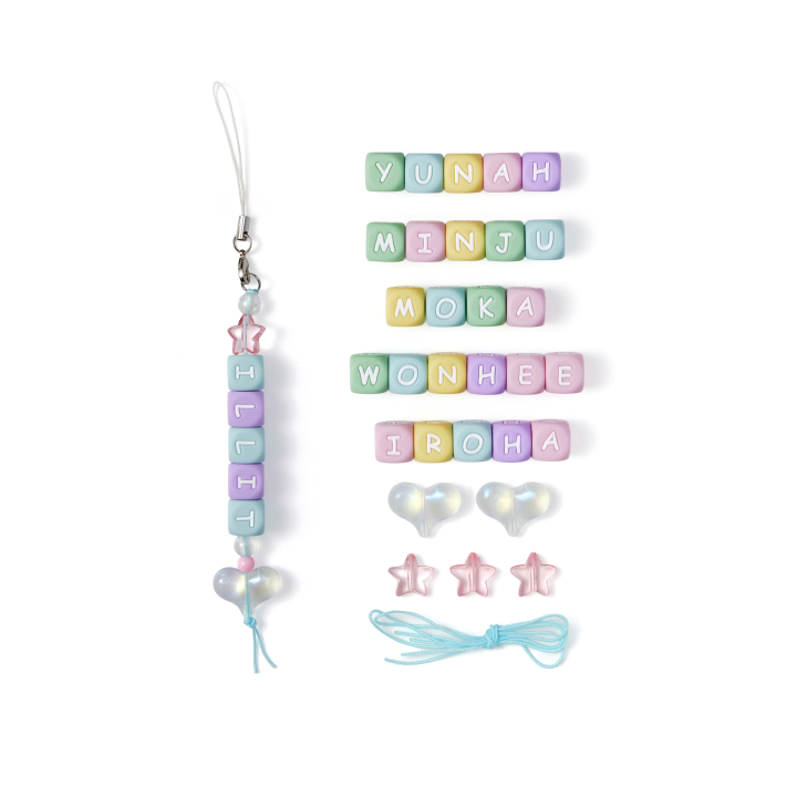 [2025 ILLIT GLITTER DAY IN SEOUL] DIY Beads Keyring Set
