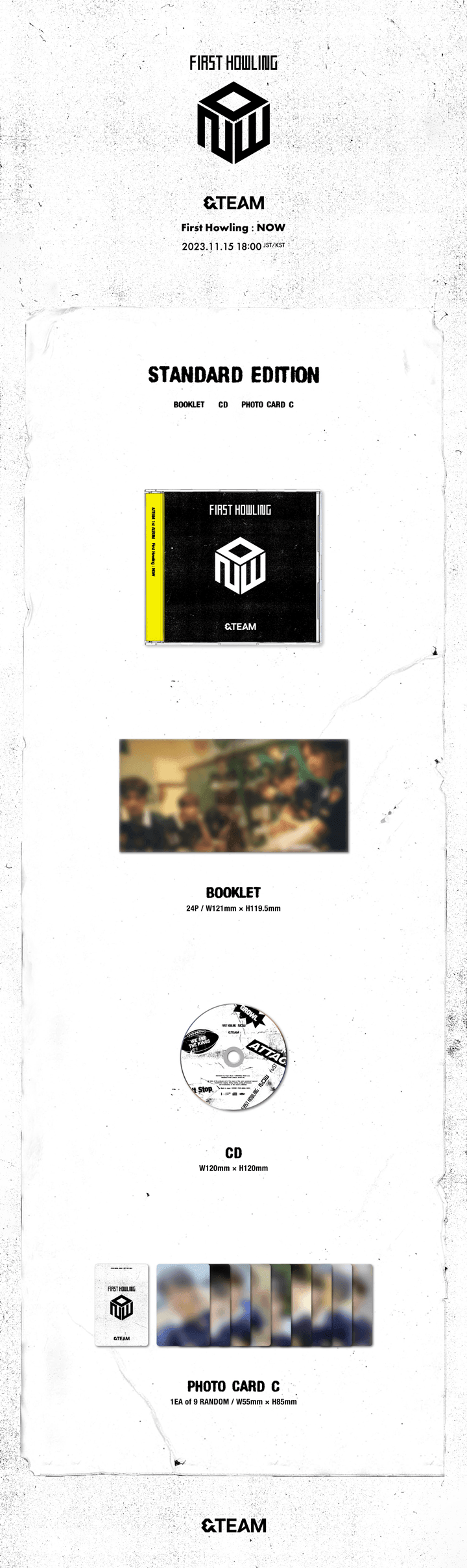 1st ALBUM 『First Howling : NOW』 STANDARD EDITION 1 detail