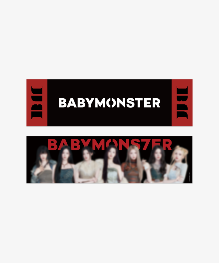 [SEEYOUTHERE] BABYMONSTER SLOGAN TOWEL