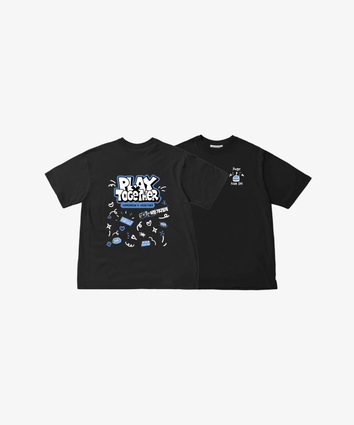 [TAEHYUN] OVERSIZED T-SHIRT (BLACK)