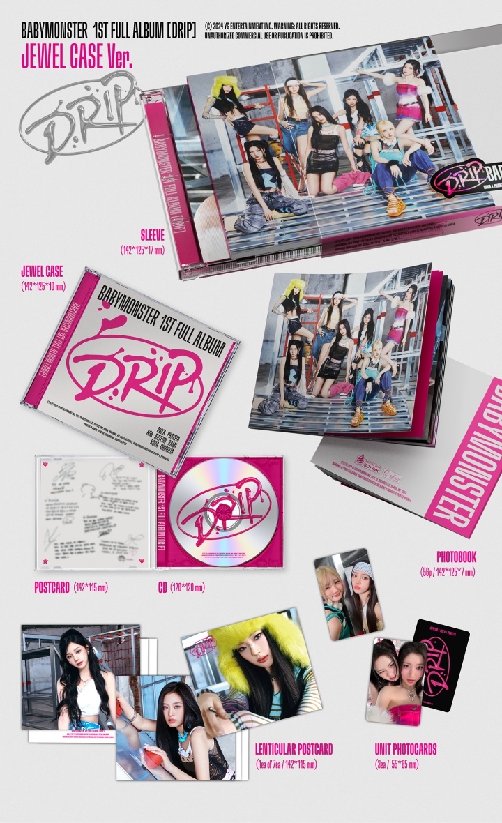 [LUCKY DRAW] 1st FULL ALBUM [DRIP] JEWEL CASE Ver. 1 detail