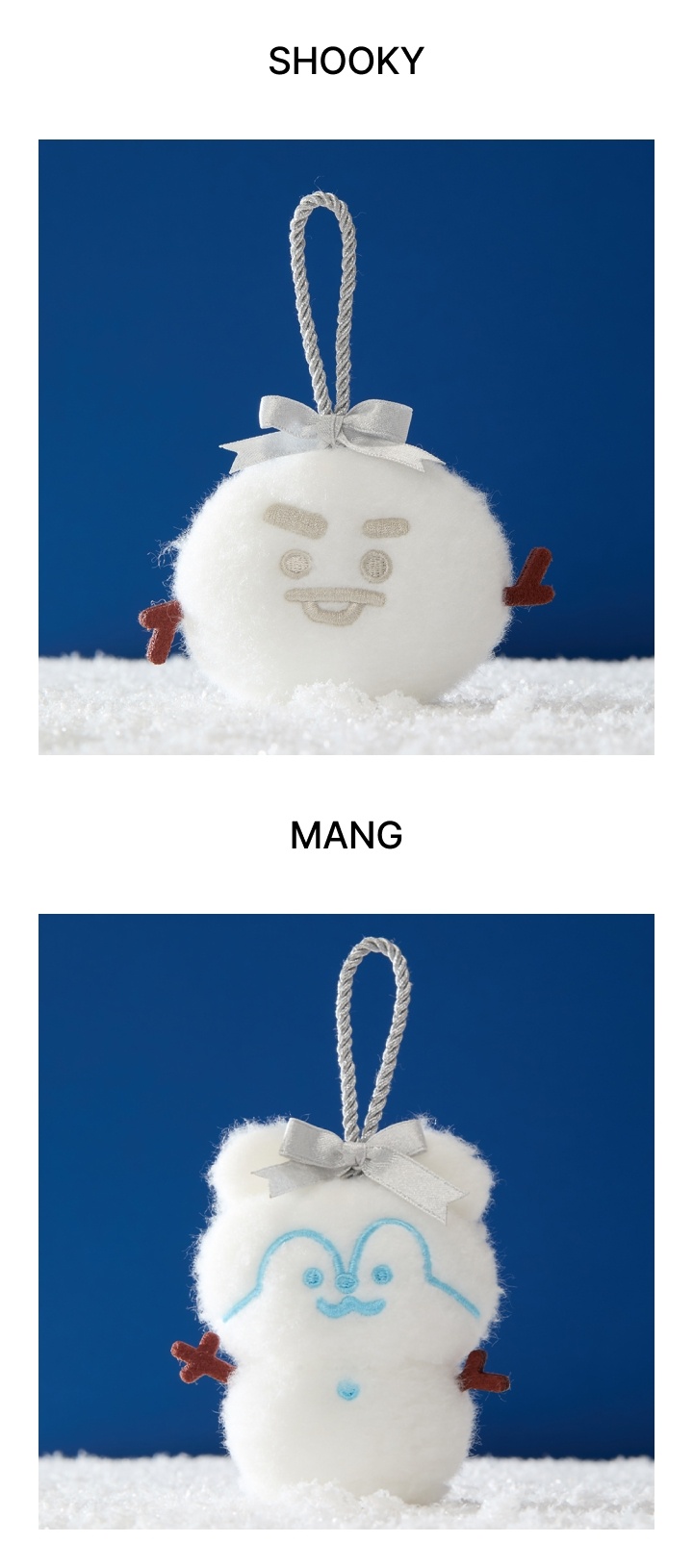 Snowman Ornament Set (7pcs) 1 detail