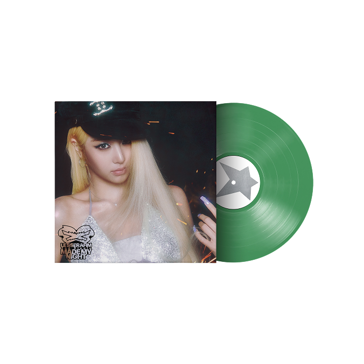 LE SSERAFIM 2nd Single Album 'Made My Night' Vinyl (SPRING GREEN ver.), listed by the store