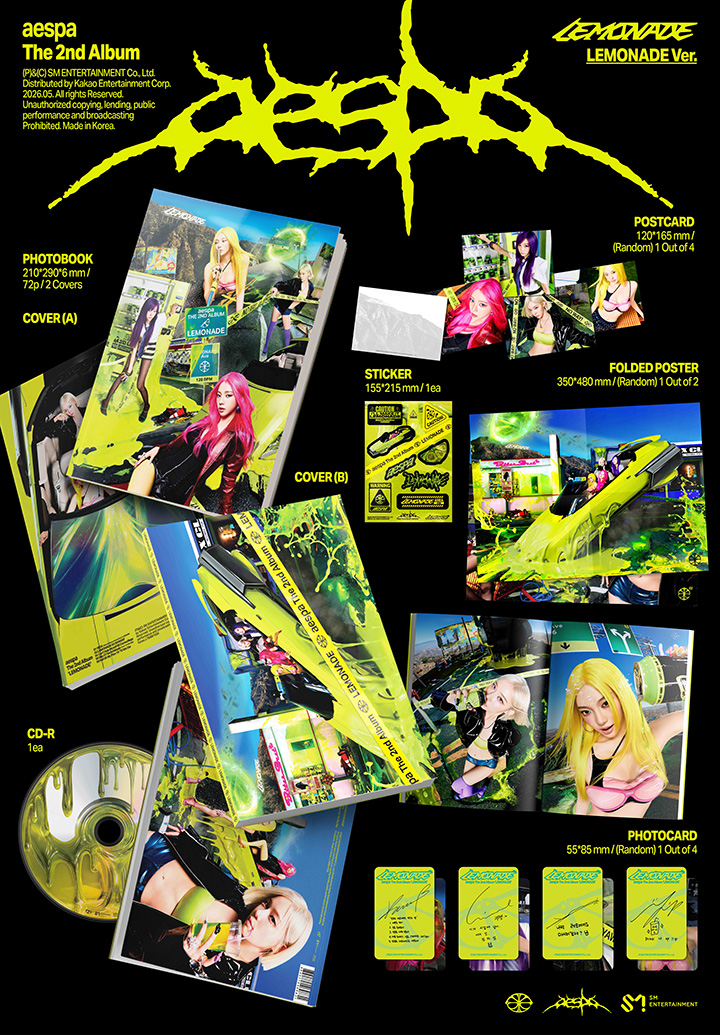 aespa - The 2nd Album [LEMONADE] (LEMONADE Ver.) (Set) – Byit