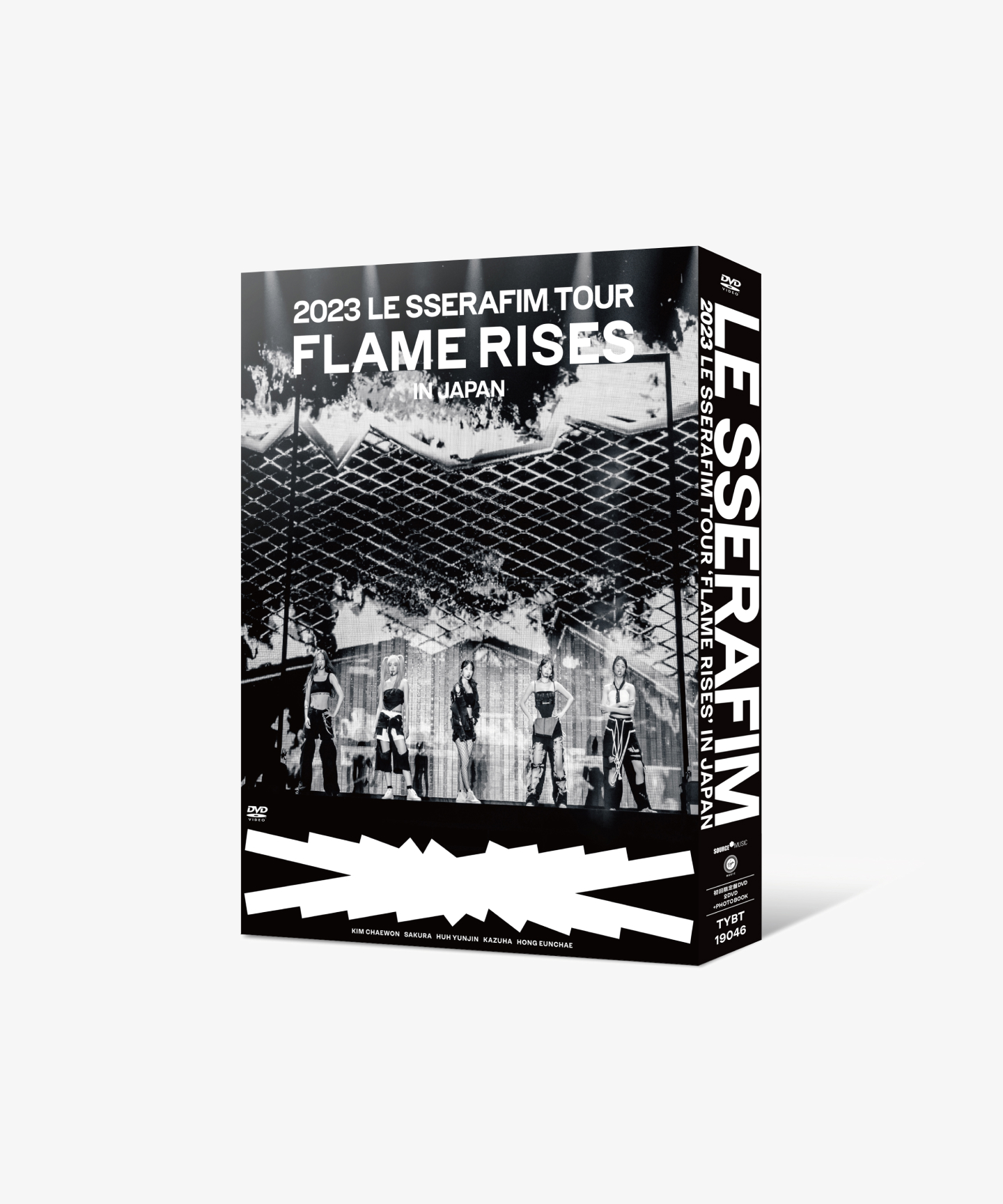 2023 LE SSERAFIM TOUR ‘FLAME RISES’ IN JAPAN 初回限定盤DVD