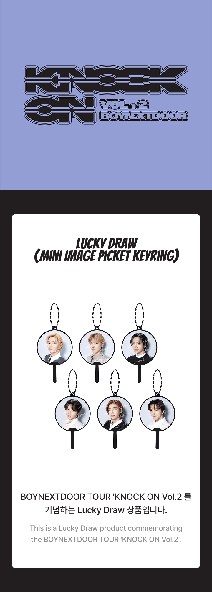 Lucky Draw (Mini Image Picket Keyring) 0 detail
