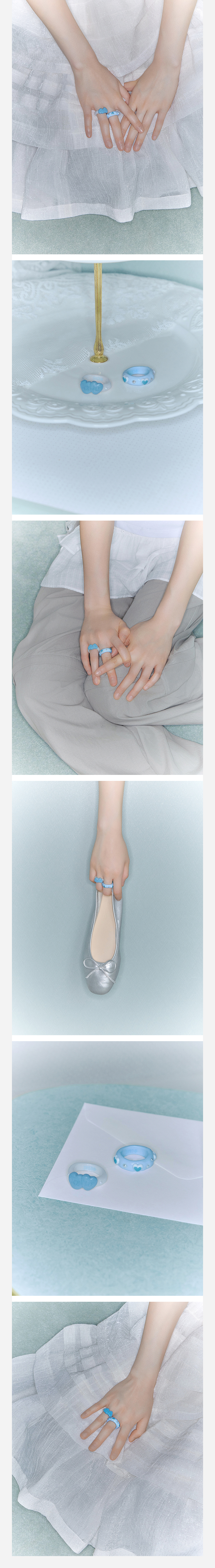 [ILL X NFF] Baby Heart Ring 1 detail