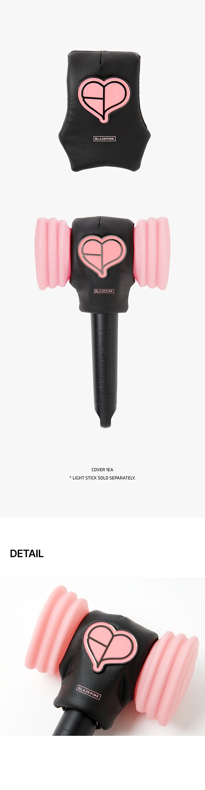 [DEADLINETOUR] BLACKPINK LIGHT STICK BADGE COVER 1 detail