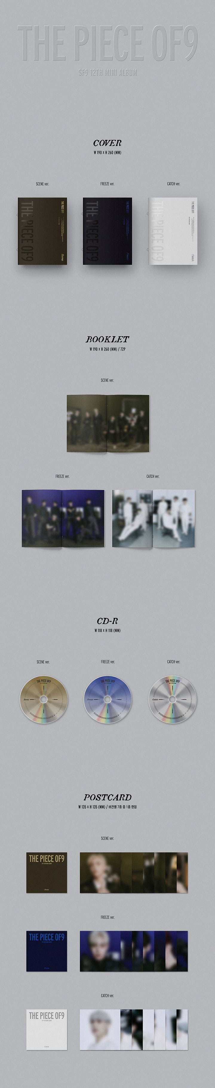 12th Mini Album [THE PIECE OF9] (FREEZE ver.) 0 detail