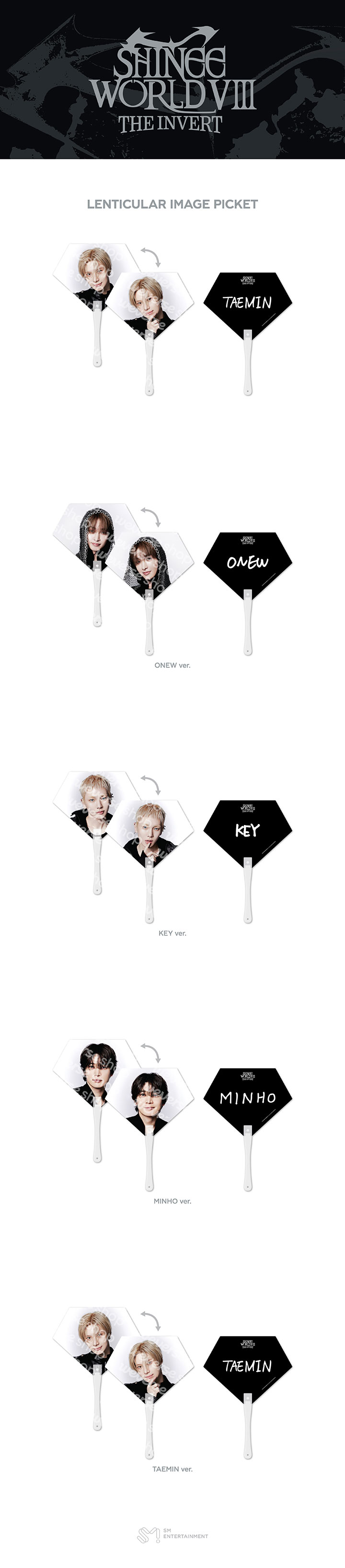SHINee LENTICULAR IMAGE PICKET