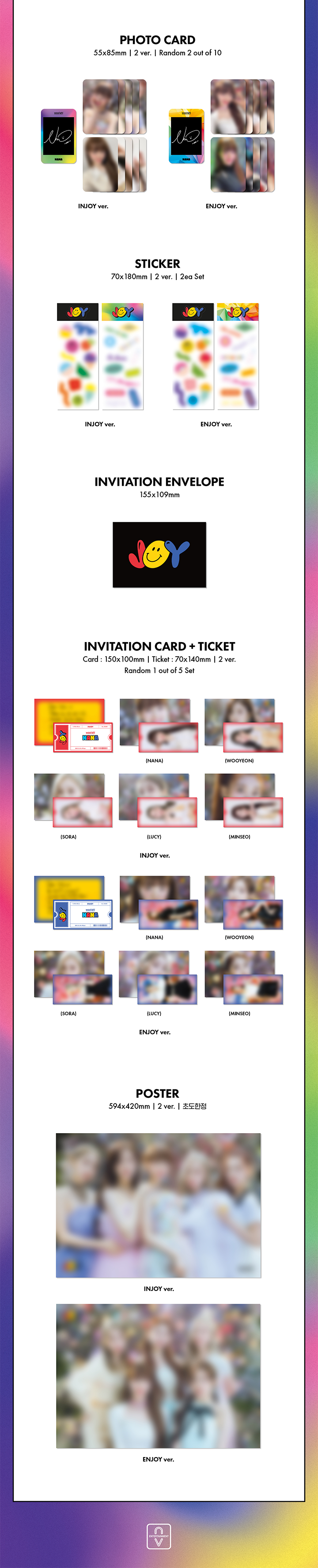 1st Mini Album 'JOY' (Random) 1 detail
