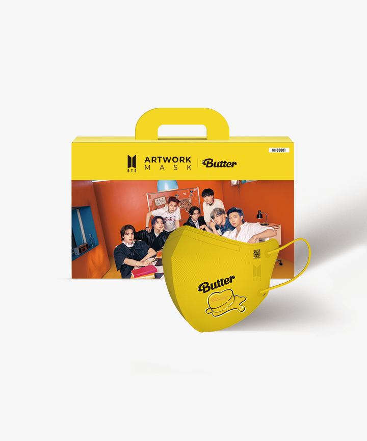 アイドル BTS ARTWORK MASK BUTTER Official release] ARTWORK MASK - Butter Edition (1pcs