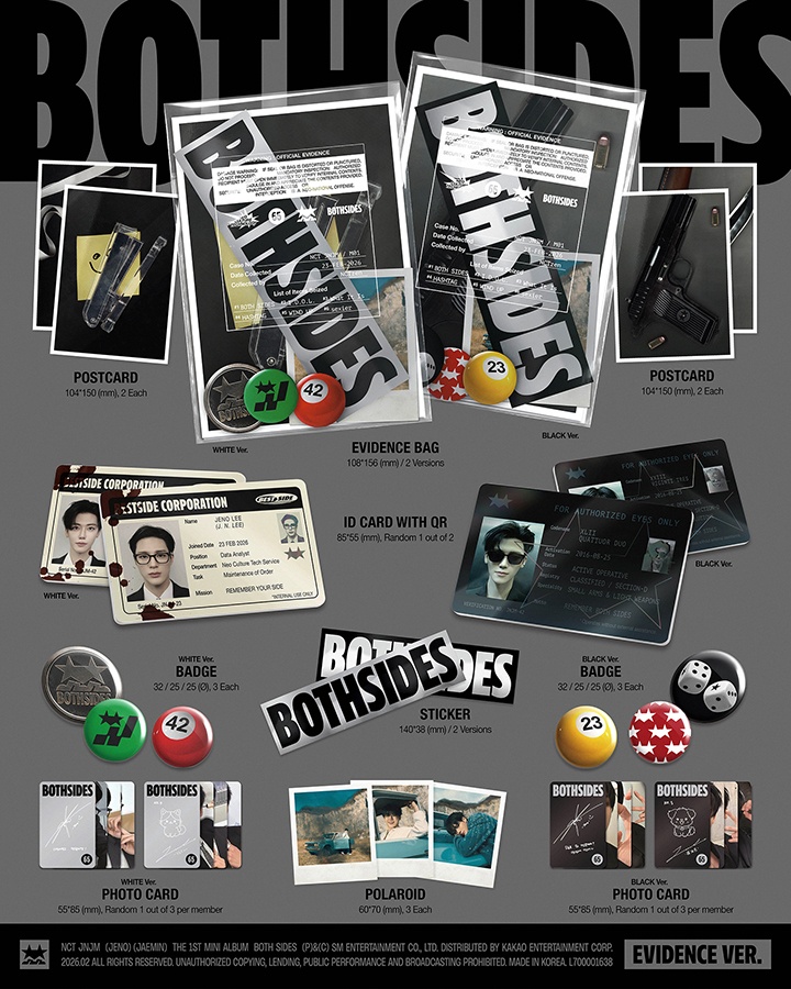 The 1st Mini Album [BOTH SIDES] (EVIDENCE Ver.) (Smart Ver.) Set 0 detail
