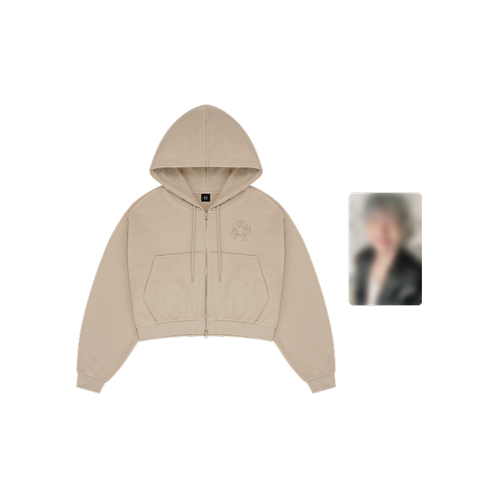 WINNER | [PAGE2] KANG SEUNG YOON TWO-WAY CROP ZIP-UP HOODIE