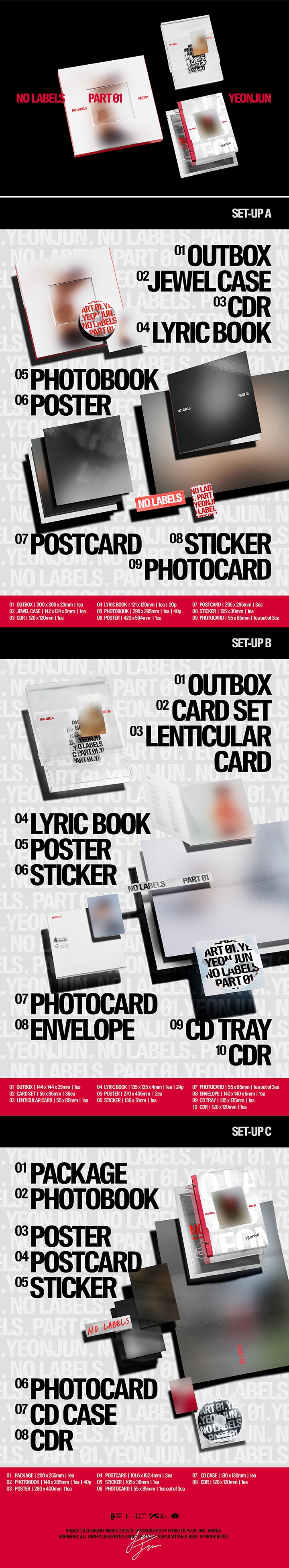 **TOMORROW X TOGETHER 'NO LABELS: PART 01' (Set) yeonjun** — authentic K-POP merch sold by BYIT KPOP, fast worldwide shipping  - 100% authentic KPOP Goods by **BYIT KPOP** (Lightstick, Album, Keyring, Photo Card, MD, Figure etc KPOP Merch) - Worldwide shipping, Safe and Fast delivery guaranteed (официальный лайтстик, фанлайт, кей-поп мерч) — authentic K-POP goods (официальный мерч) sold by BYIT KPOP, worldwide shipping (доставка по всему миру)