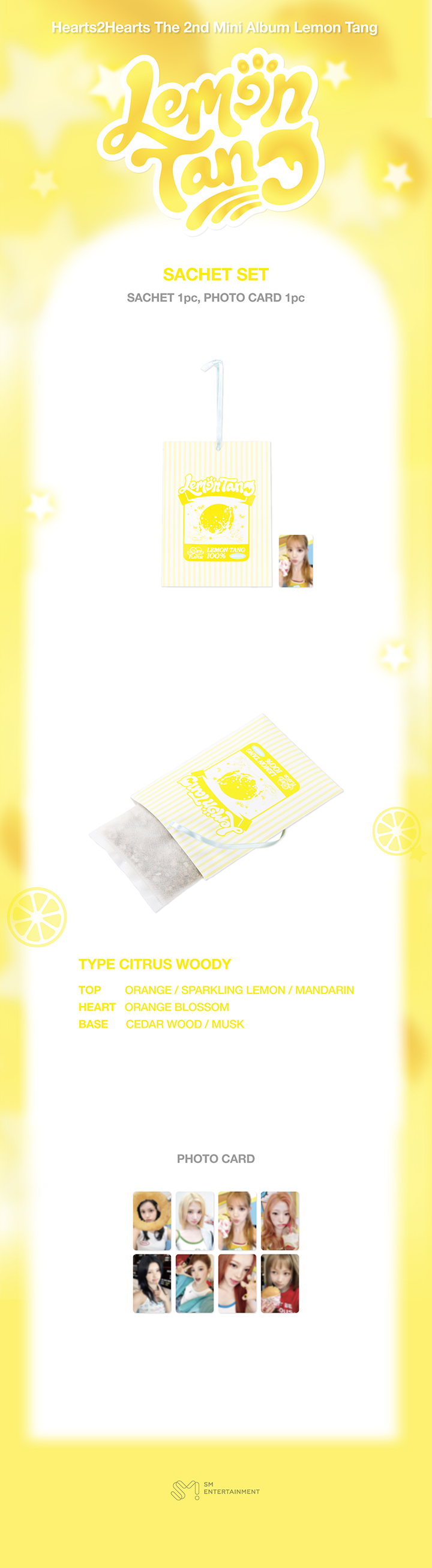 Hearts2Hearts Lemon Tang Sachet Set