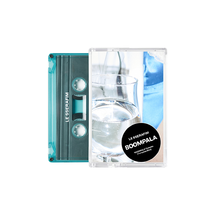 LE SSERAFIM | 'BOOMPALA' Cassette (Turquoise Blue ver.)
