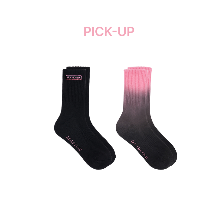 DEADLINETOUR BLACKPINK SOCKS (2SET) 靴下 BLACKPINK | [DEADLINETOUR] BLACKPINK SOCKS (2SET)