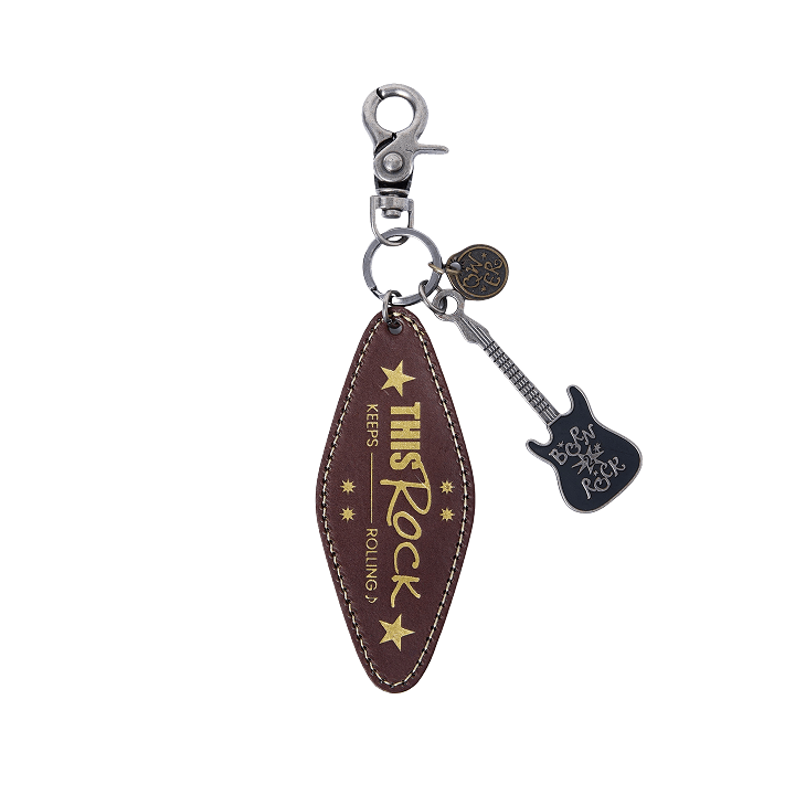 Leather Keyring (Brown)