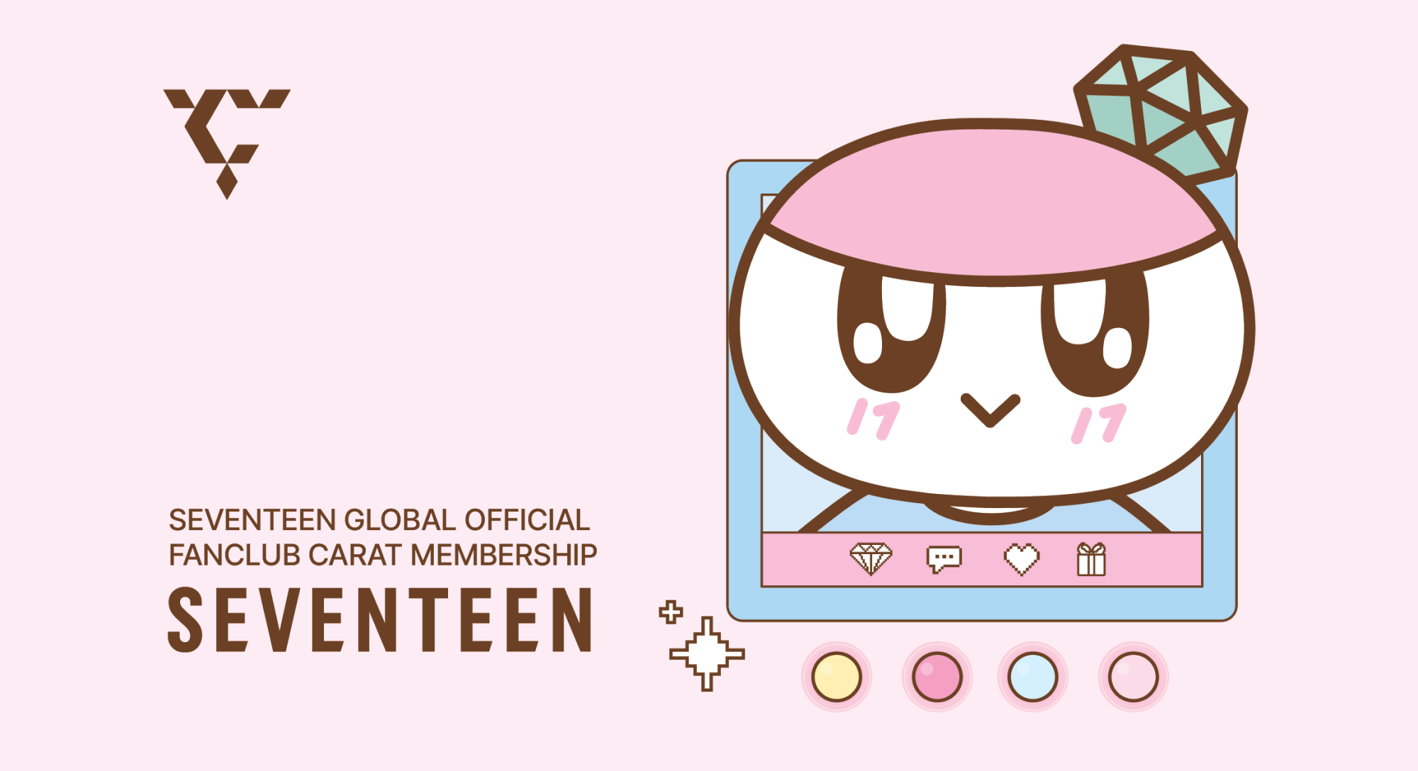 新品 SEVENTEEN CARAT メンバーシップキットTWENTY Notice] SEVENTEEN Official Fanclub CARAT MEMBERSHIP & KIT (GLOBAL